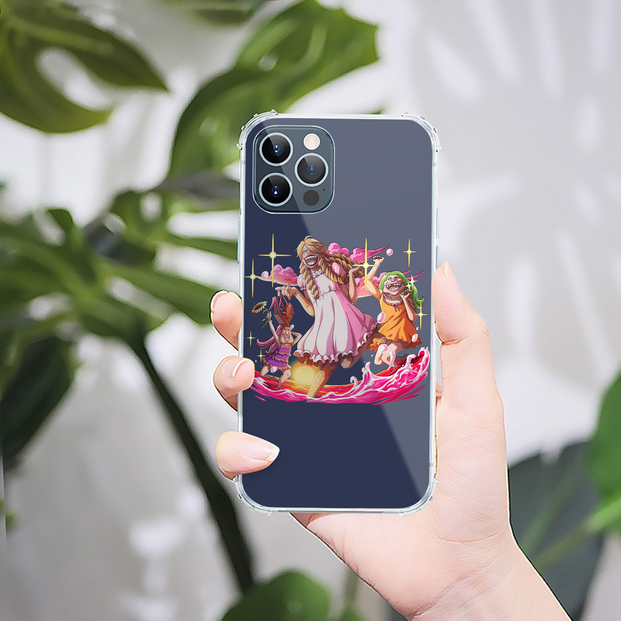 （画像用） ワンピース サンジ ONE PIECE Sanji 【iPhone 12シリーズ対応】透明スマホケース（クリアソフトケース）